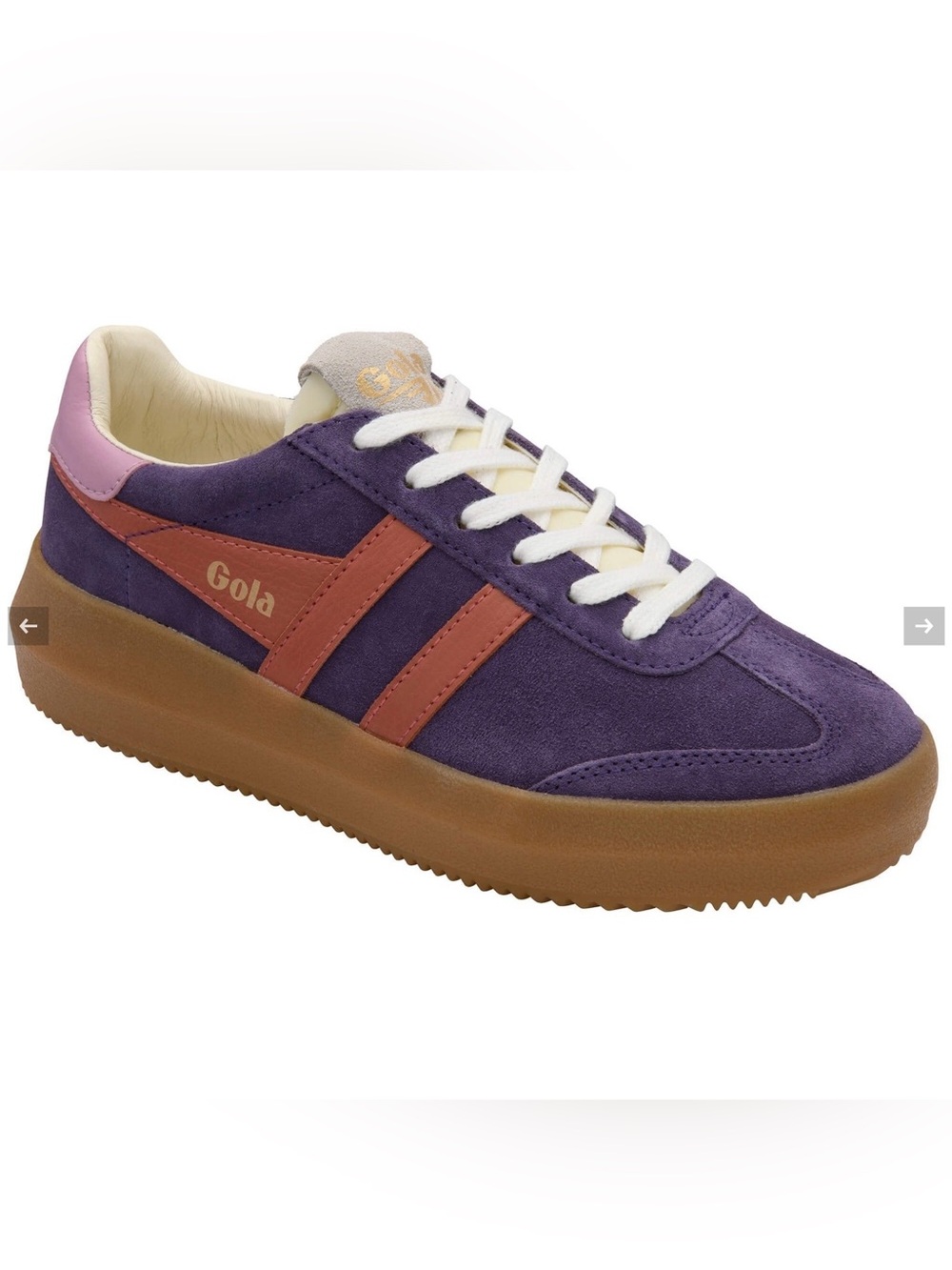 NWT GOLA Athena Sneaker Size 8 Purple